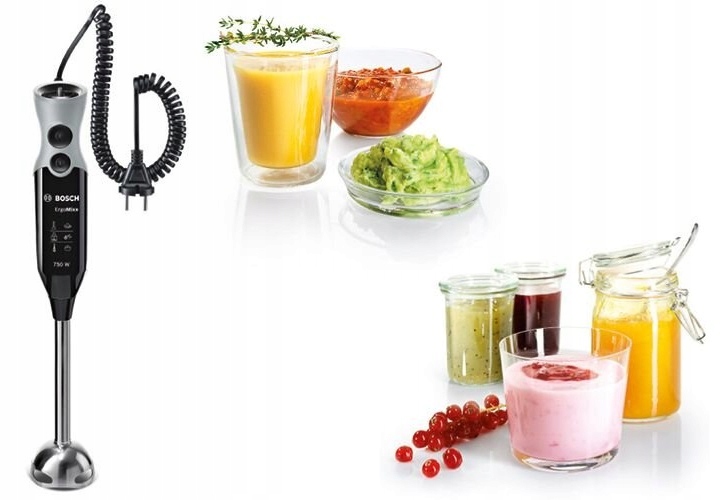 Blender ręczny Bosch ErgoMixx MSM67170 750 W TURBO