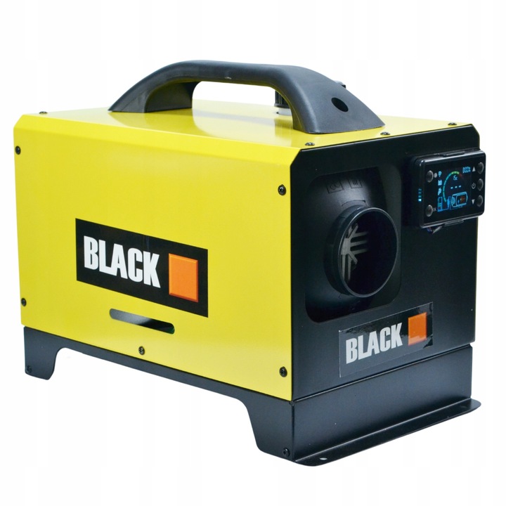 NAGRZEWNICA SPALINOWA OLEJOWA OGRZEWANIE WEBASTO olej 8KW 12V 230V Black