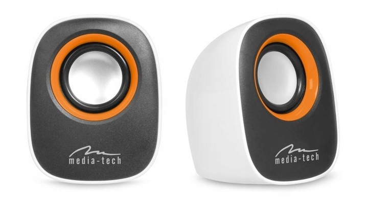 Głośniki komputerowe 2.0 zasilane USB MEDIA-TECH