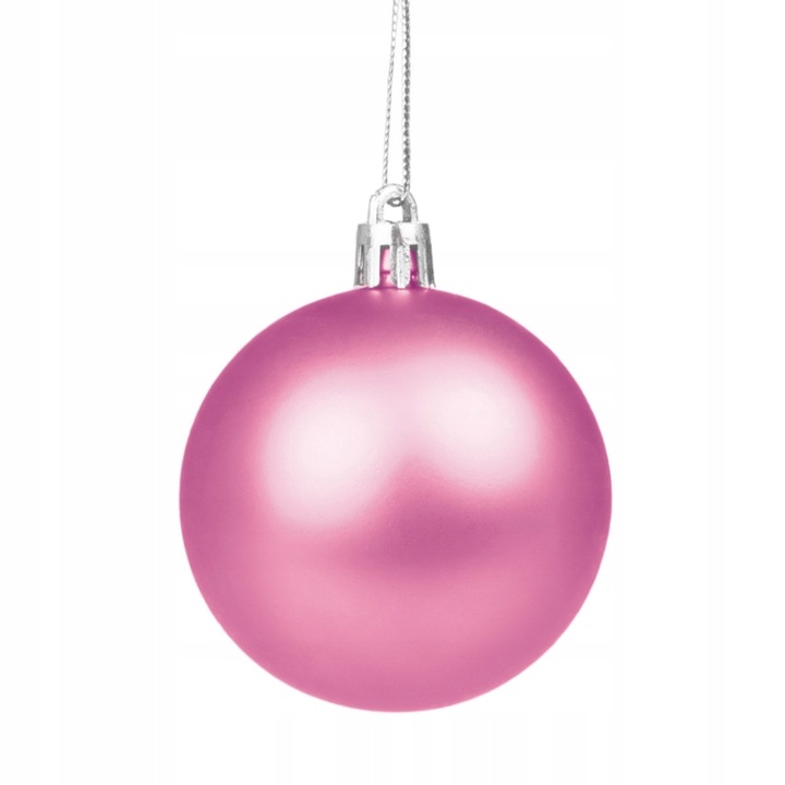 BOMBKI CHOINKOWE NIETŁUKĄCE 6/4/3CM ZESTAW OZDÓB CHOINKOWYCH 101 SZT RÓŻOWY