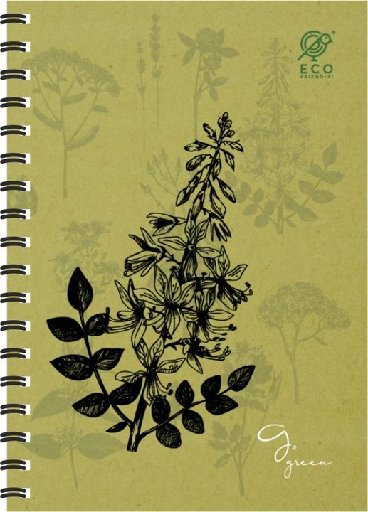 5x Kołozeszyt A4/80 kratka spirala GRUBA Podkładka