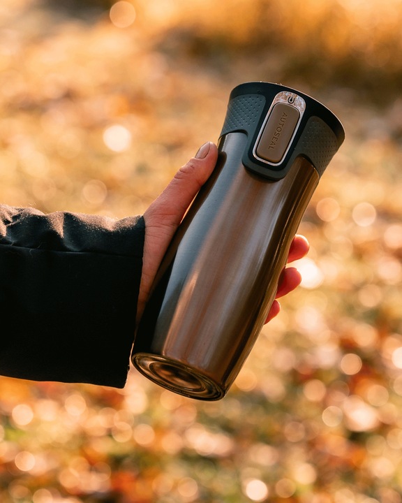 Kubek termiczny Contigo West Loop 2.0 470 ml Kwiaty - Latte