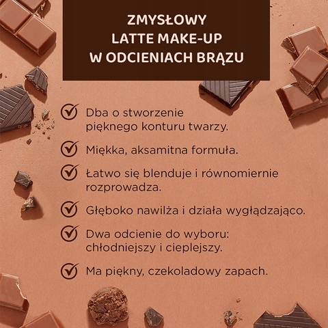 Bronzer w kremie eveline Choco Glamour Witamina E 01