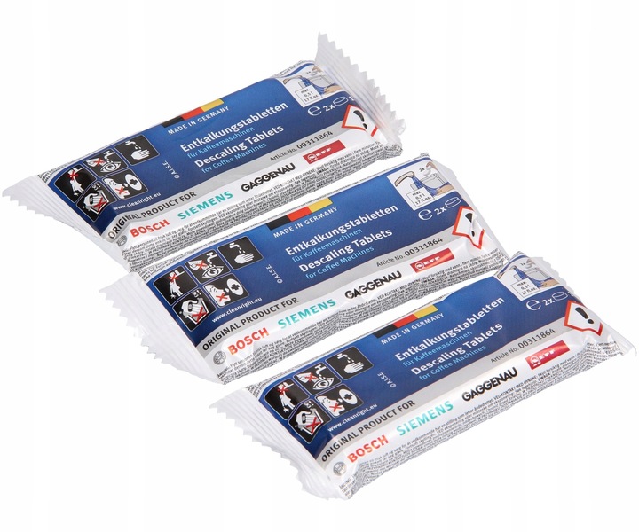 TABLETKI odkamieniające + czyszczące BOSCH SIEMENS