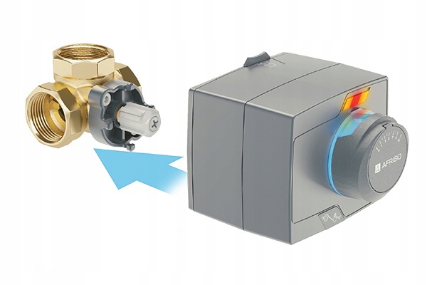 SIŁOWNIK NAPĘD ELEKTRYCZNY DO ZAWORU ZAWORÓW MIESZAJĄCYCH ARM 343 AFRISO