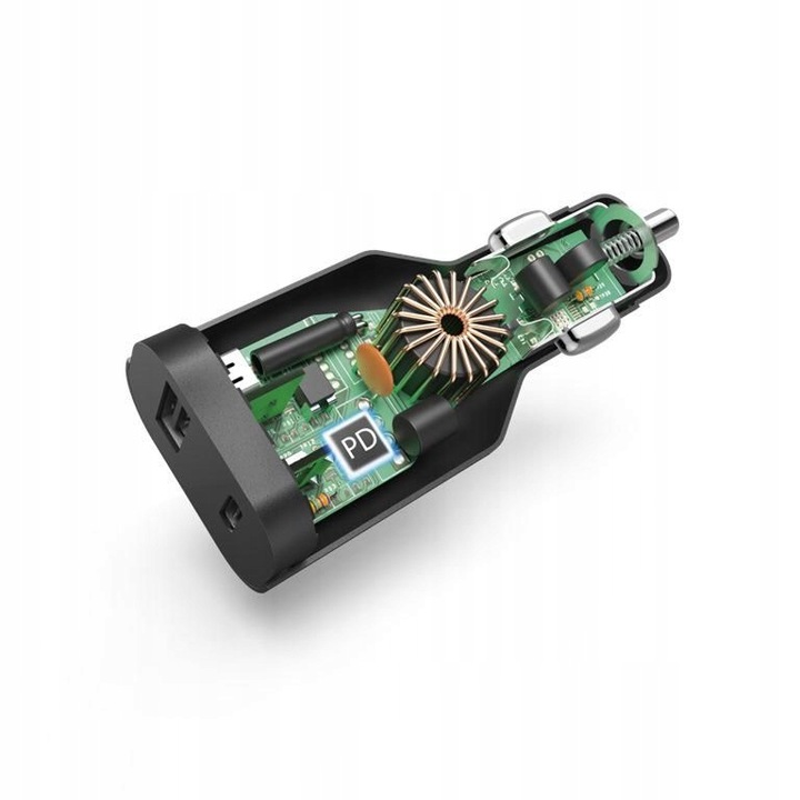 ŁADOWARKA samochodowa HAMA USB USB-C + kabel USB-C