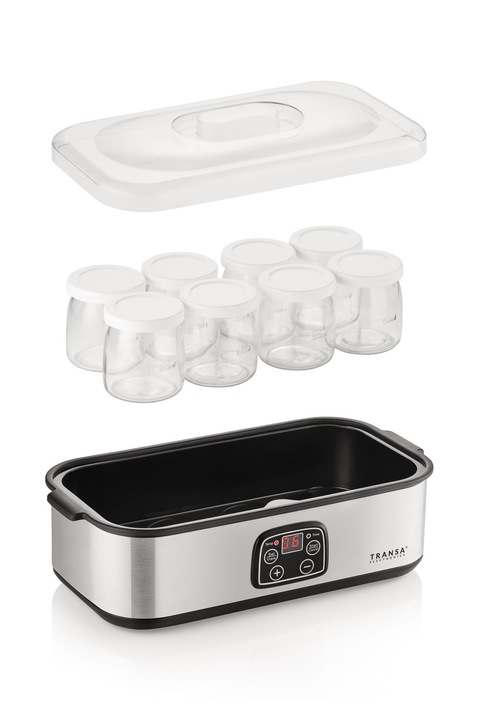 Jogurtownica Transa Electronics YooGo TE-35 srebrna 30 W