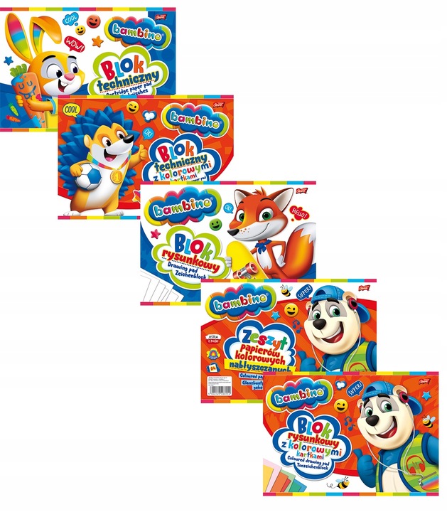 MEGA WYPRAWKA SZKOLNA pakiet Bambino (19 elementów) | Duży zestaw do szkoły