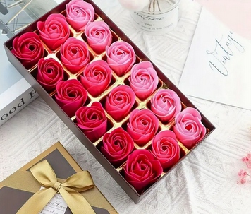 PREZENT WALENTYNKI 18szt mydełka