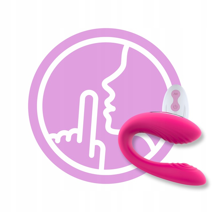 WIBRATOR DLA PAR masażer punktu G łechtaczki i penisa prezent NA WALENTYNKI