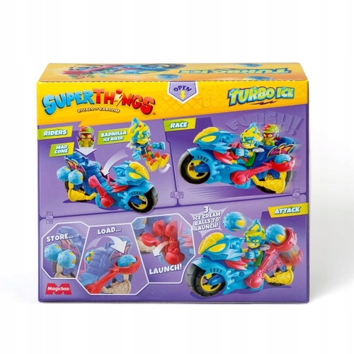 Super Zings Superthings Turbo Ice Pojazd Figurki Kazoom Kid Mad Cone