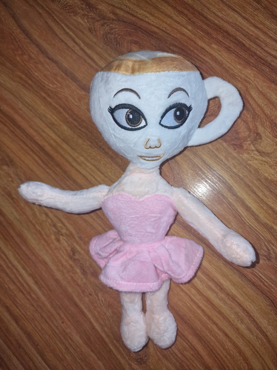 MASKOTKA TUNG TUNG TUNG SAHUR PLUSZAK BRAINROT - Ballerina Cappuccina 25cm