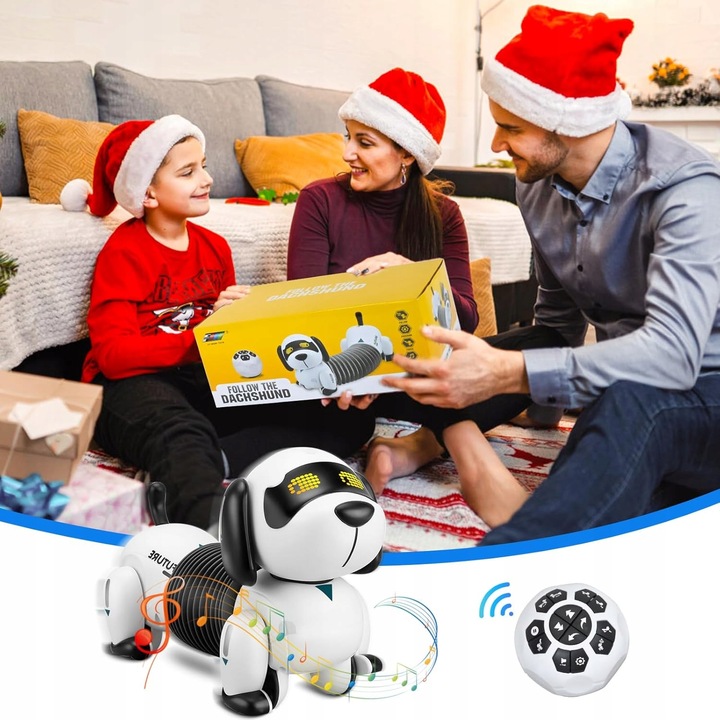 Robot Pies Programowalny interaktywny robo pies zdalnie sterowany robot