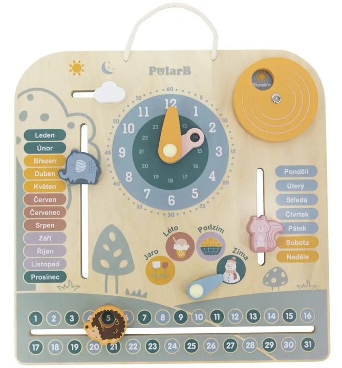 VIGA POLARB ZEGAR TABLICA MANIPULACYJNA GODZINY