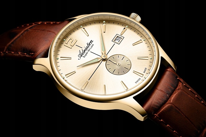 Zegarek Męski Adriatica A8339.1B51Q brązowy