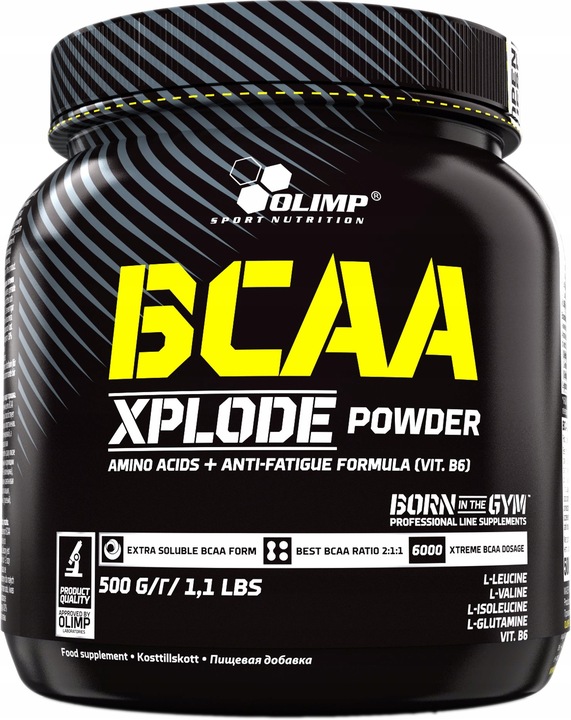 Olimp BCAA Xplode Powder 500g smak pomarańczowy