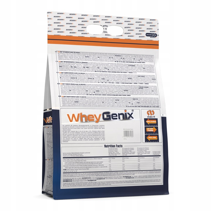 OLIMP BIOGENIX WHEY GENIX 4540g BIAŁKO SERWATKOWE PROETIN ODŻYWKA BIAŁKOWA