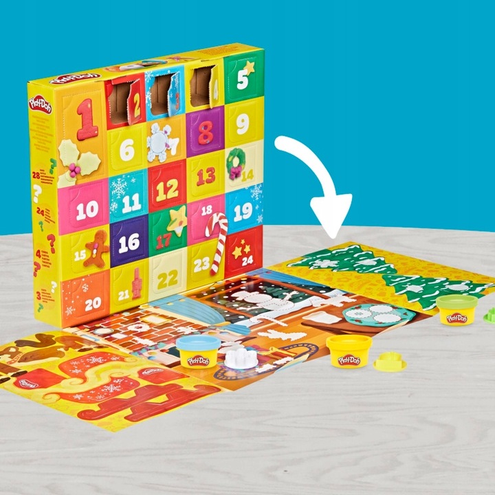 Play-Doh Ciastolina Kalendarz Adwentowy Świąteczny akcesoria Hasbro G0501
