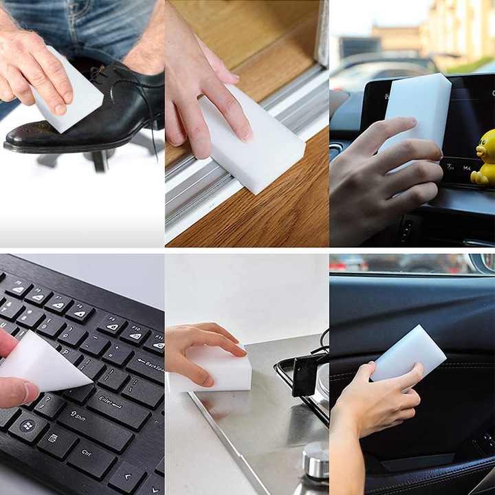 MAGICZNA GĄBKA do czyszczenia plam naczyń melaminy