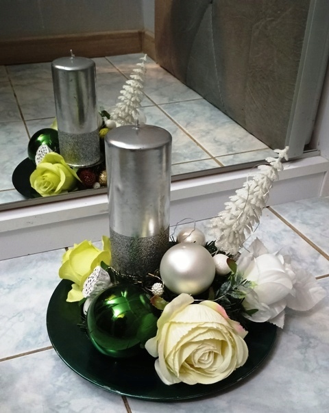 STROIK STROIKI BOŻE NARODZENIE STROIK NA TALERZU NR 2