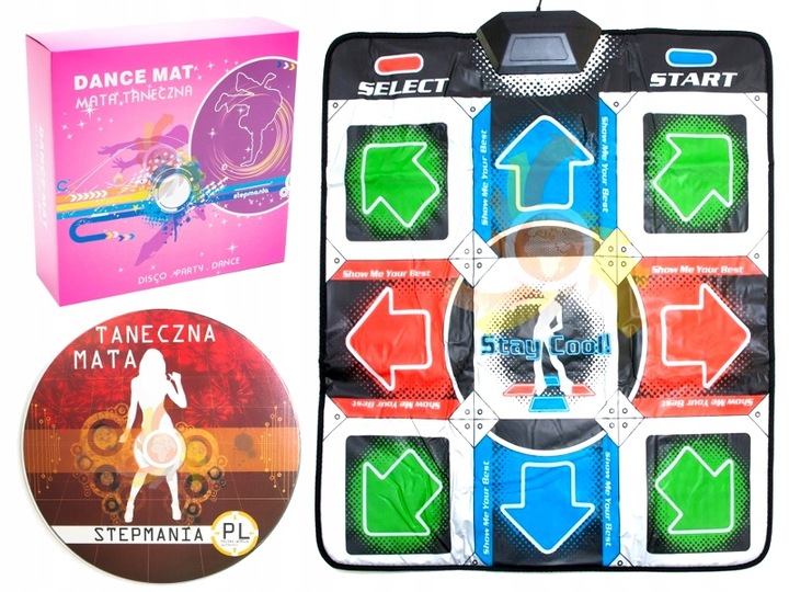 MATA TANECZNA DO TAŃCZENIA TAŃCA 2w1 USB + TV + GRA @
