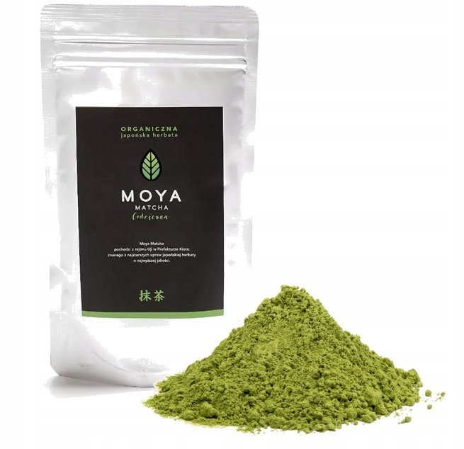 Moya Matcha Codzienna japońska zielona herbata sproszkowana BIO 50g