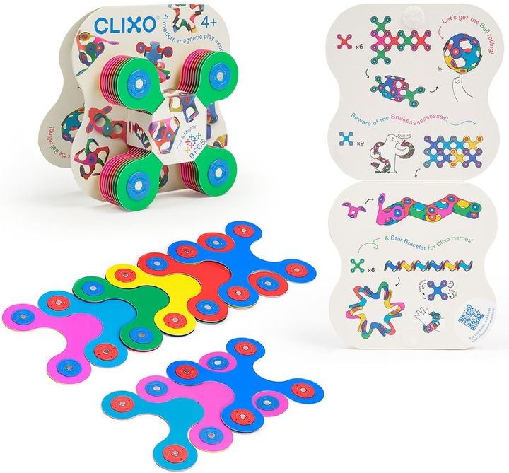 Clixo CL-5997 Klocki konstrukcyjne magnetyczne Tiny & Mighty przestrzenne