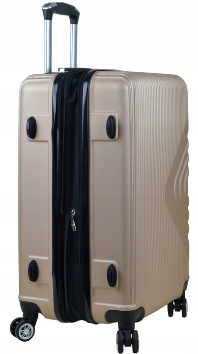 ŚREDNIA WALIZKA SUNBAG - MODEL APUS 8082 Z POSZERZENIEM pojemność 80 LITRÓW