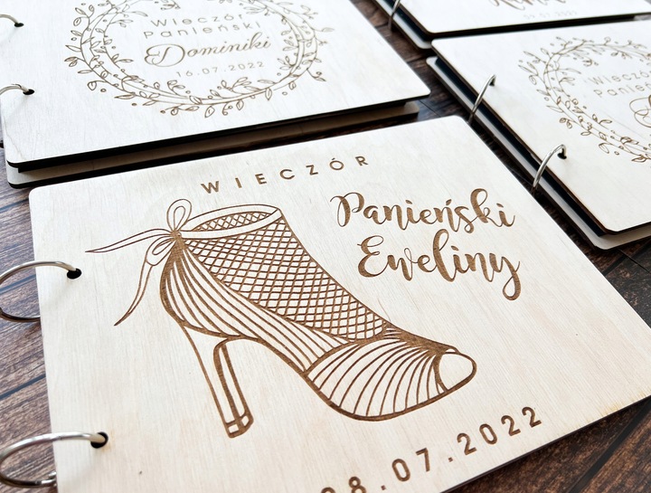 DREWNIANY ALBUM WIECZÓR PANIEŃSKI PREZENT