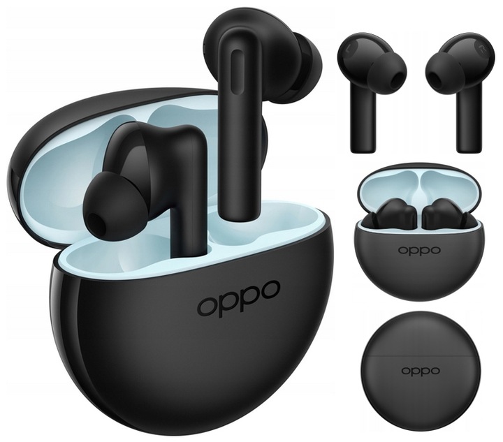 CZARNE SŁUCHAWKI DOKANAŁOWE OPPO Enco Buds 2 Bluetooth Redukcja szumów