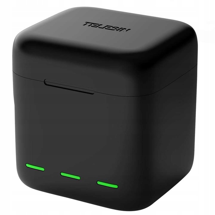 Ładowarka do GoPro 12 11 10 9 Box Hub 3 Kanałowy do 3 Akumulatorów Baterii