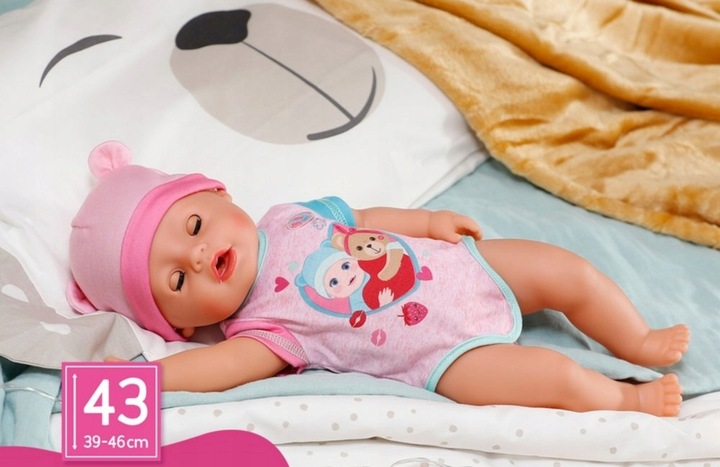 BABY born Interaktywna Lalka Emma Niemowlę 43 cm Bobas Akcesoria