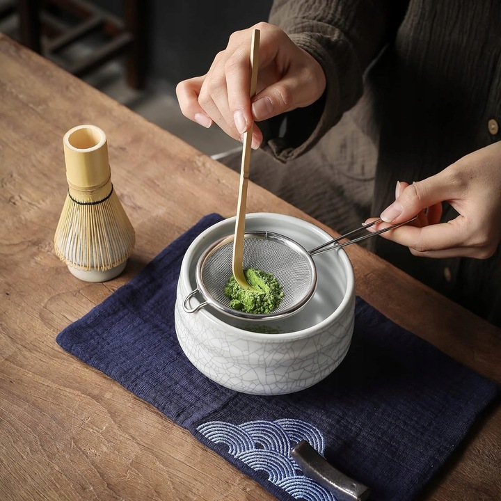 Zestaw Herbata Matcha Japońska Matchy - Miotełka Bambusowa Chasen Chashaku