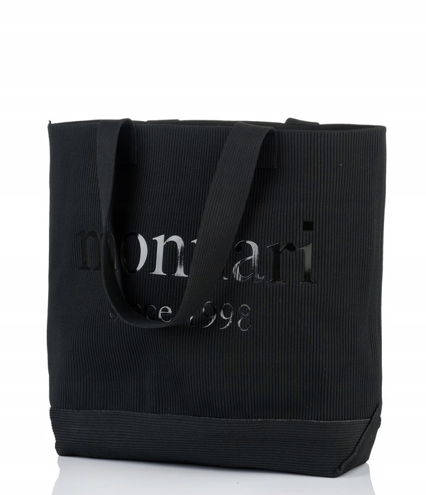 Monnari torebka shopper poliester czarny