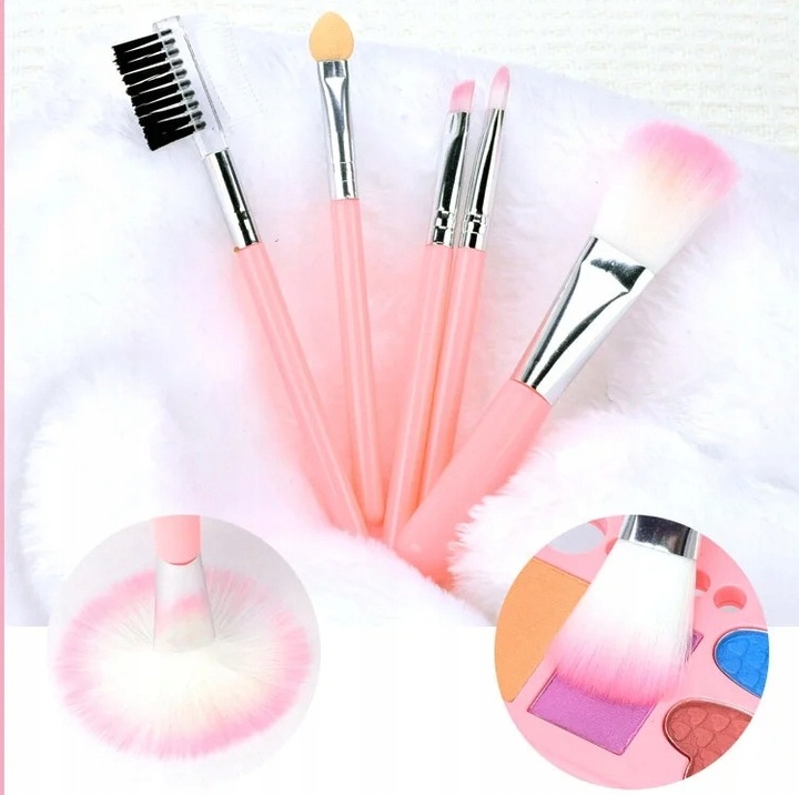 Kuferek Kosmetyków Do Paznokci i Makijażu MakeUp Zestaw Makijaż dla dzieci