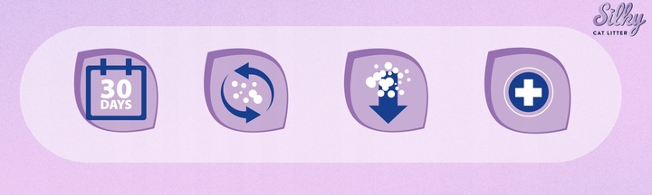 Żwirek silikonowy dla kota bezpyłowy SILKY 8X3,8l żwirek do kuwety