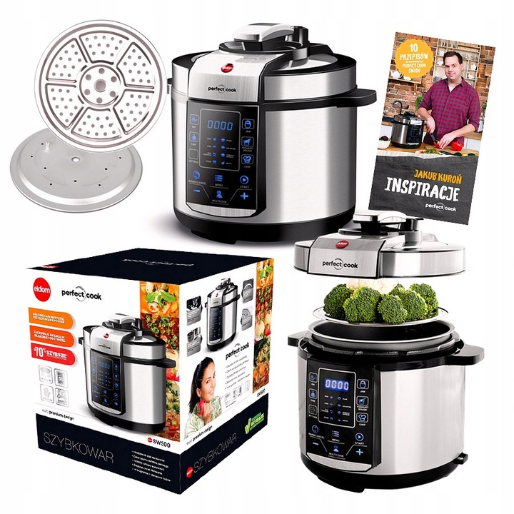 SZYBKOWAR GARNEK PAROWAR 14 programów 5L ciśnienie