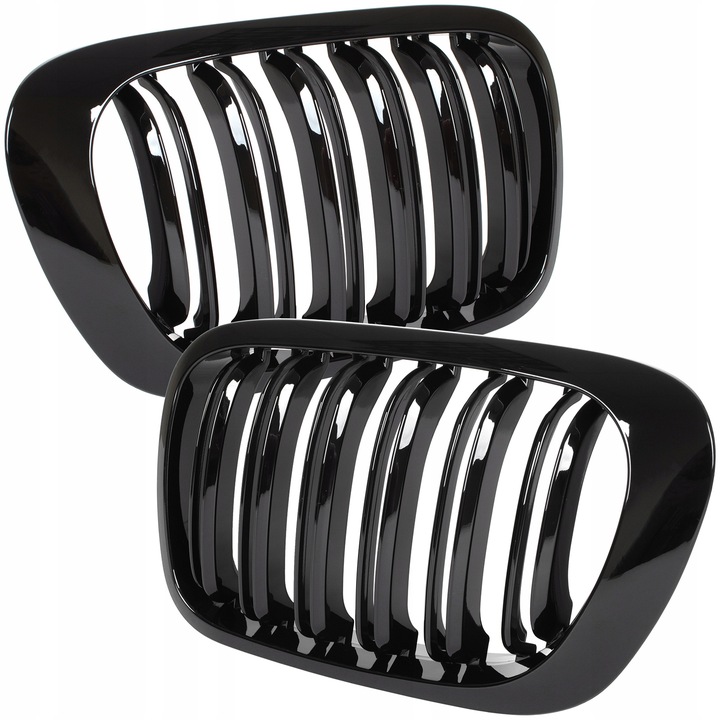Nerki grill atrapa czarny połysk BMW 3 E46 Coupe 1999-2001 przed liftingiem