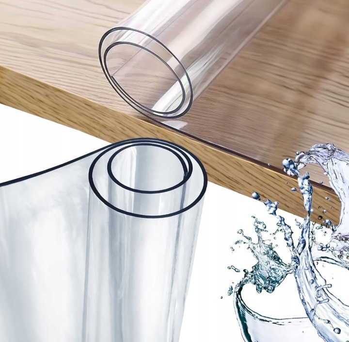 MATA OHRONNA NA STÓŁ BLAT PODKŁADKA PRZEZROCZYSTA MIĘKKIE SZKŁO 1MM 60X120