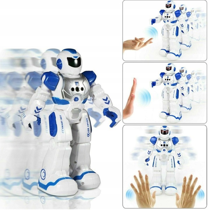 INTELIGENTNY ROBOT RC CZUJNIK DO WCZESNEJ EDUKACJI DLA DZIECKA + PILOT