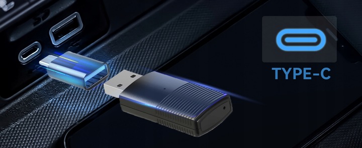 Bezprzewodowy Adapter Mini USB CarPlay do iPhone iOS