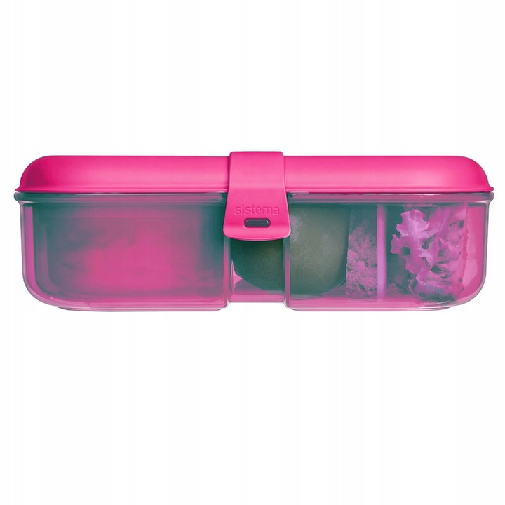 Śniadaniówka lunchbox sistema z przegródkami pojemnik śniadaniowy 1100ml