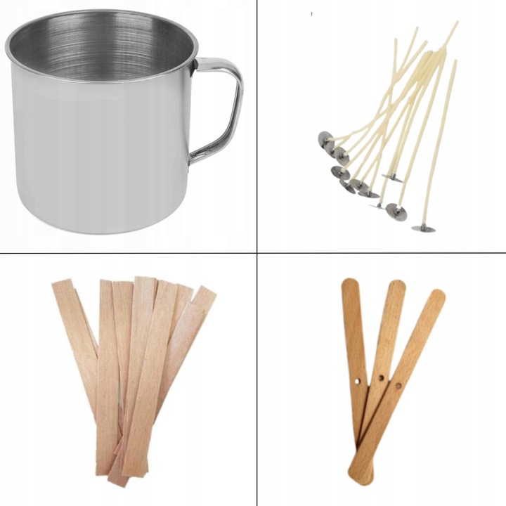 MEGA ZESTAW do Robienia ŚWIEC DIY w DOMU Świeczek Prezent na Święta DZIECKA