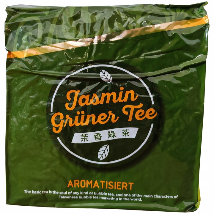 Herbata JAŚMINOWA zielona do Bubble Tea 140g LIŚĆ