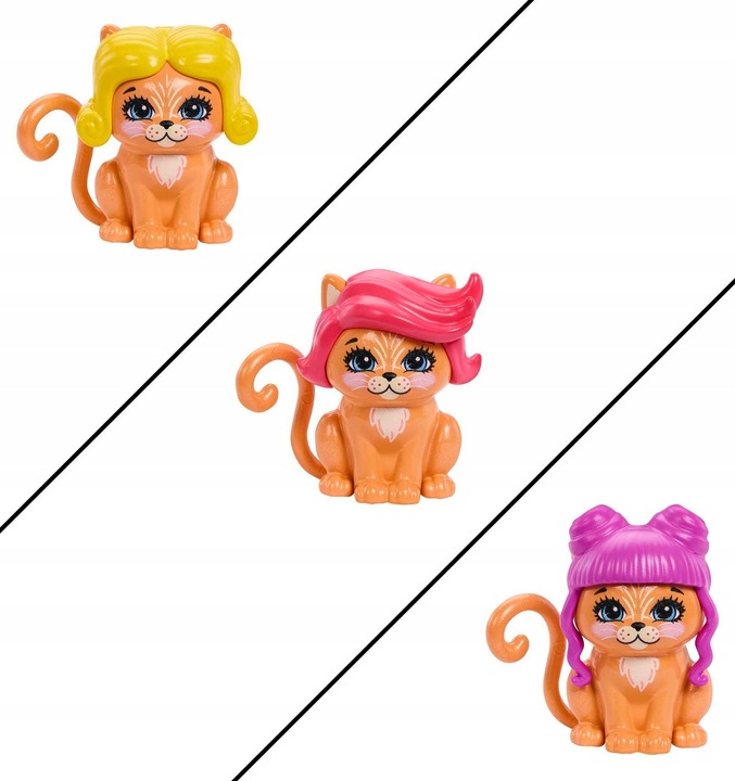 ENCHANTIMALS MOBILNE STUDIO MODY + LALKA KOTEK