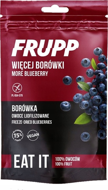 5x FRUPP EAT IT Celiko OWOCE LIOFILIZOWANE mix smaków WEGAŃSKA PRZEKĄSKA BC
