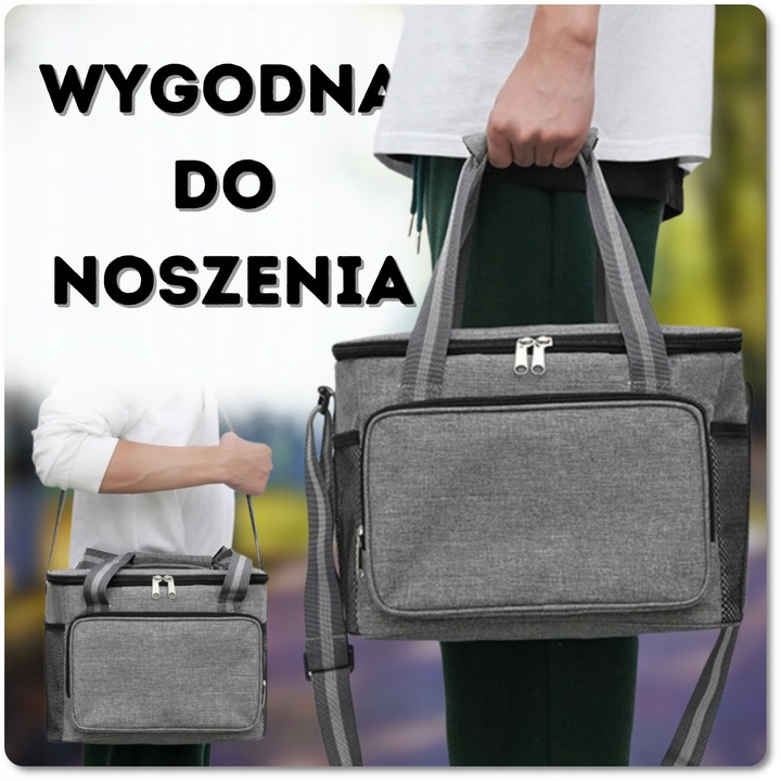 KOSZ PIKNIKOWY Z WYPOSAŻENIEM TERMICZNY TURYSTYCZNY DLA 4 OSÓB 21W1+ GRATIS