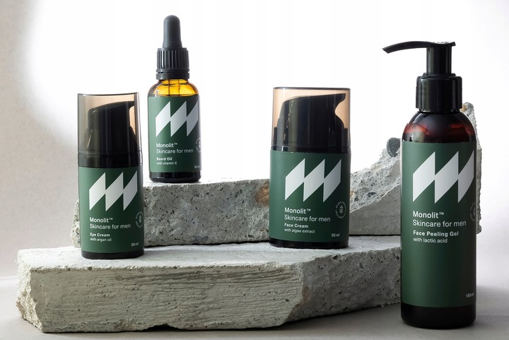 KREM pod OCZY dla MĘŻCZYZN z olejem arganowym PRZECIW ZMARSZCZKOM MONOLIT