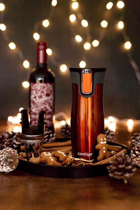 Kubek termiczny Contigo West Loop 2.0 470ml Autoseal - Pomarańczowy