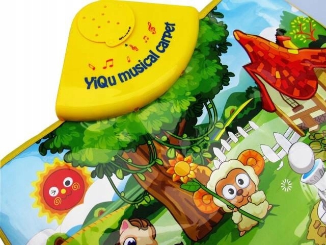 MATA MUZYCZNA INTERAKTYWNA EDUKACYJNA WESOŁA FARMA ODGŁOSY ZWIERZĄT GRA